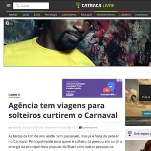 CATRACA LIVRE | Agência tem viagens para solteiros curtirem o Carnaval